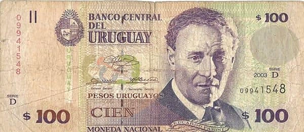 100 Pesos Uruguayos
