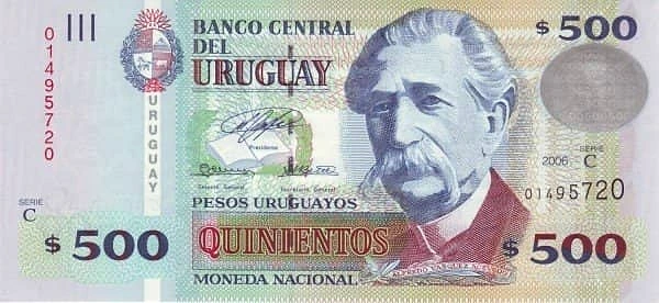 500 Pesos Uruguayos
