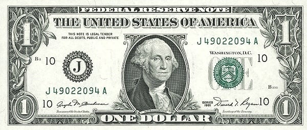 1 dollar