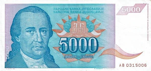 5000 Dinara