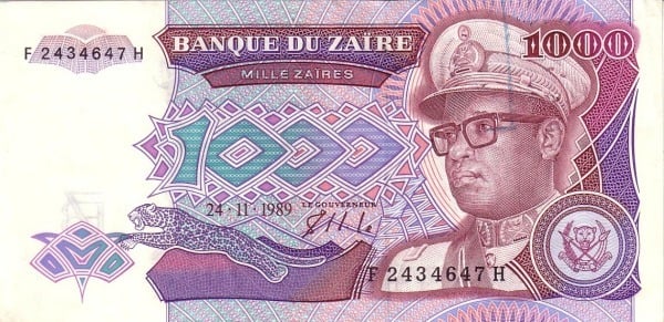 1000 zaïres