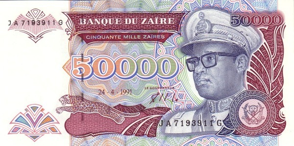 50000 zaïres