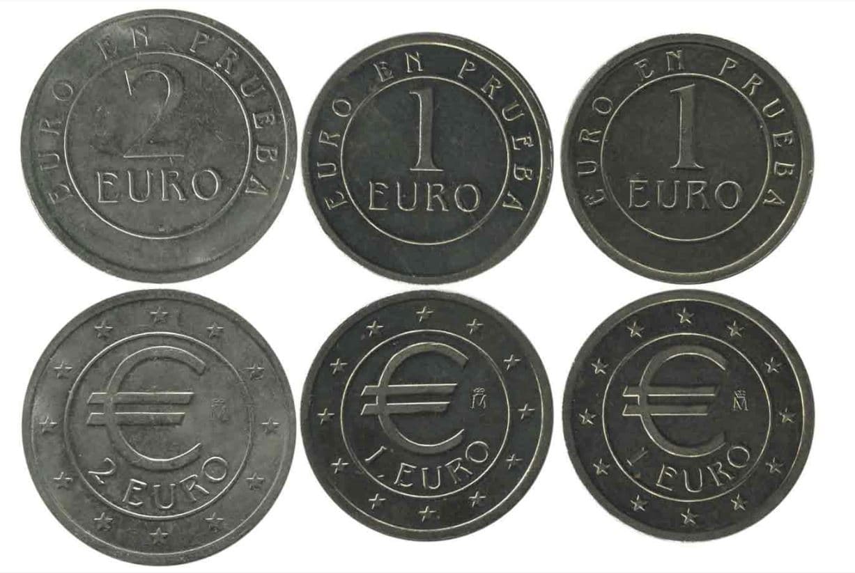 <p><strong>Avant le lancement de l'euro en 2002</strong>, les pays ont mené des essais pilotes pour voir comment la monnaie fonctionnerait en simulant son utilisation. À cette fin, des pièces d'essai ont été émises à l'occasion des essais de l'euro. En Espagne, l'un des essais les plus célèbres a été celui de Churriana (Malaga).</p>