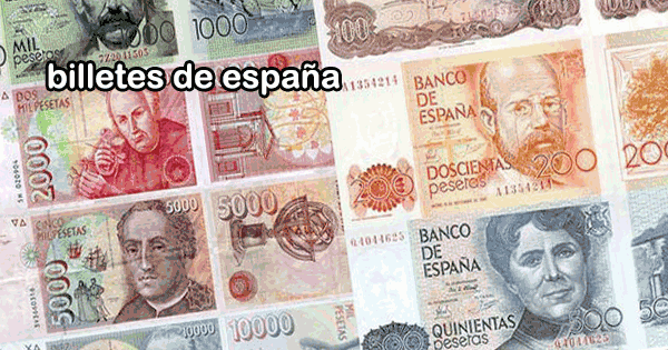 Les billets de banque de l'Espagne