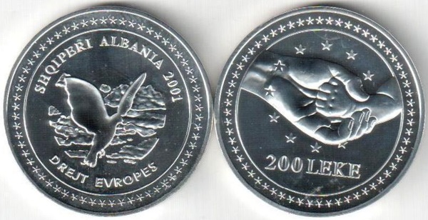 200 leke (Intégration albano-européenne)