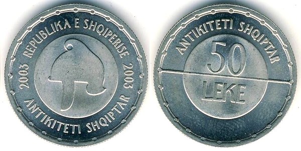 50 leke (Antiquité albanaise)