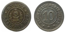 10 pfennig (Saalfeld-Prusia Oriental)