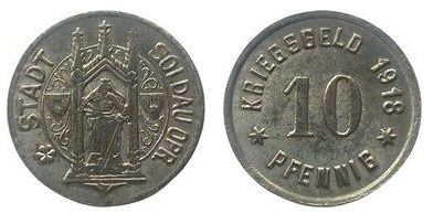 10 pfennig (Soldau-Prusse orientale)