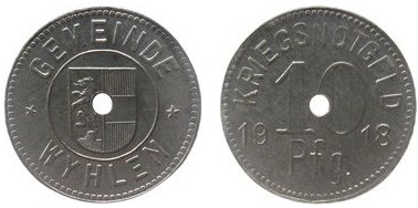 10 pfennig (Wyhlen Baden)