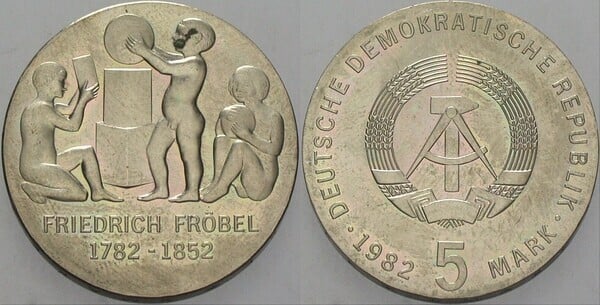 5 mark (200e anniversaire de la naissance de Friedrich Froebel)