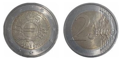 2 euros (10e anniversaire de la mise en circulation de l'euro)