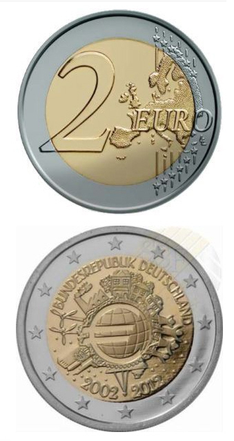 2 euro (10e anniversaire de la mise en circulation de l'euro)