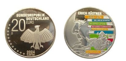 20 euros (125e anniversaire de la naissance d'Erich Kästner)