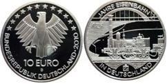 10 euro (175e anniversaire des chemins de fer allemands)