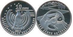 10 euro (125e anniversaire de l'automobile)