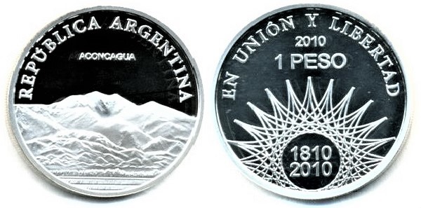 1 peso (Bicentenario de la Revolución de Mayo)