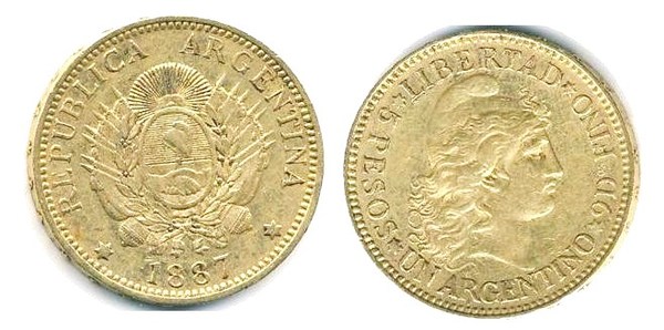 5 pesos (1 Argentin)