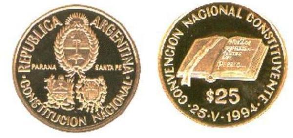 25 pesos (Convention nationale constituante)