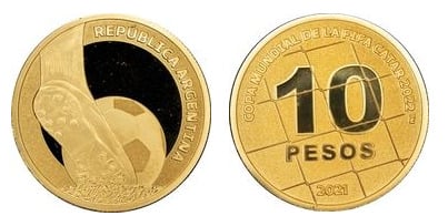 10 pesos (Copa Mundial de la FIFA Qatar 2022)