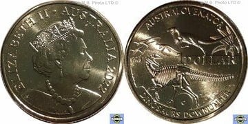 1 dollar (Dinosaures australiens - Elaphosaurine)