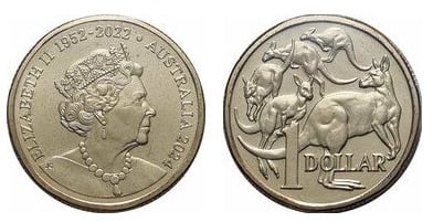 1 dollar (au nom d'Elizabeth II)