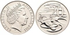 20 cents (Elizabeth II)