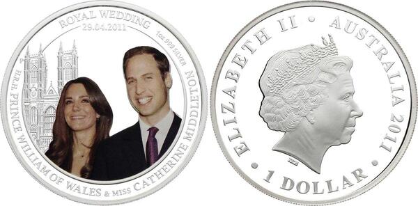 1 dollar (Mariage royal de William et Catherine)