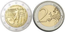 2 euro (200e anniversaire de la Banque nationale)