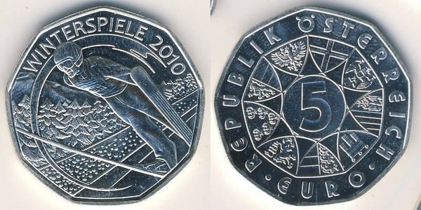 5 euro (Jeux olympiques d'hiver 2010 - Vancouver)