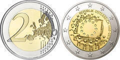 2 euro (30e anniversaire du drapeau européen)