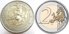 2 euro (100e anniversaire de la République d'Autriche)