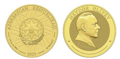 10 manat (100e anniversaire de Heydar Aliyev)