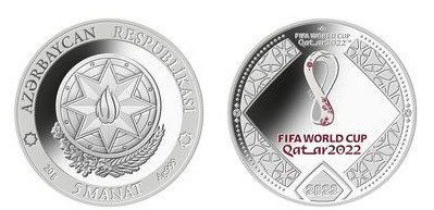 5 manat (Coupe du monde de la FIFA, Qatar 2022)