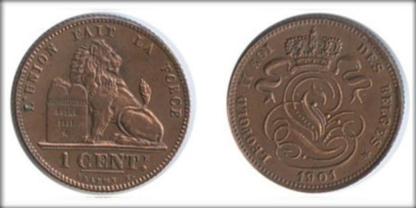 1 centime (Léopold II des belges)