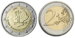 2 euro (75e anniversaire du concours musical Reine Elizabeth)