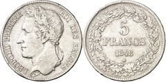 5 francs (Leopoldo I des belges)