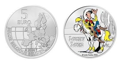 5 euro (Lucky Luke-Color)