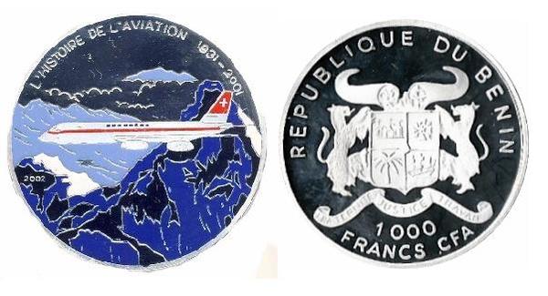 1.000 francs CFA (Histoire de l'aviation)