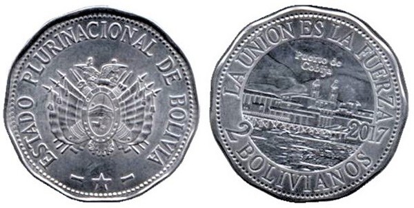 2 bolivianos (Port de Cobija)