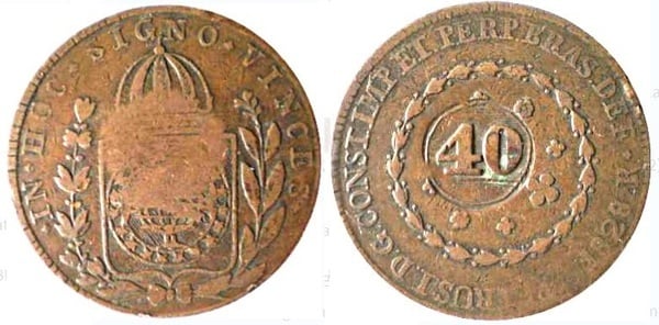 40 réis (Pedro II)