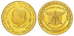 20.000 francs (10º Aniversario de la Independencia)
