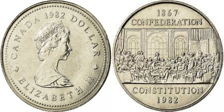 1 dollar (115e anniversaire de la Confédération)