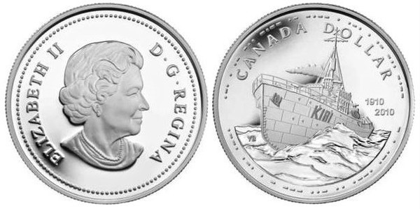 1 dollar (Centenaire de la Marine royale canadienne)