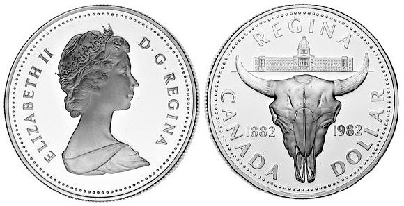 1 dollar (Centenaire de la ville de Regina)