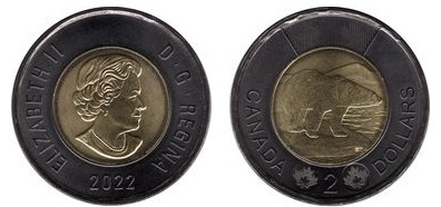 2 dollars (Décès de la reine Élisabeth II)