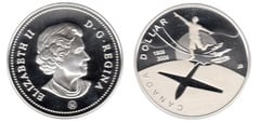 1 dollar (Centenario del vuelo en Canadá)