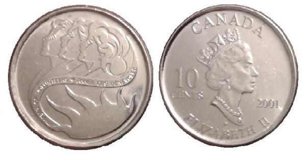 10 cents (Année internationale des volontaires)