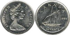 10 cents (Élisabeth II)