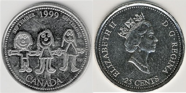 25 cents (Nouveau millénaire - septembre)