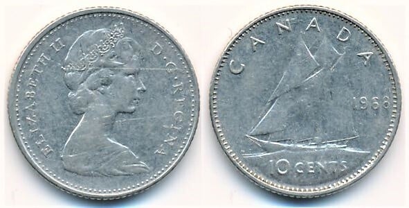 10 cents (Élisabeth II)